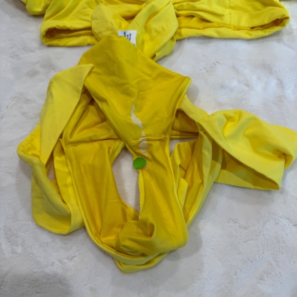 New! SET Agua Bendita Eileen Isabella Puff Sleeve Cheeky Bikini 31082 - Picture 9 of 12